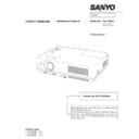 Panasonic PLC-XW60 (serv.man2) Service Manual