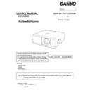 Panasonic PLV-Z2000BK Service Manual Supplement