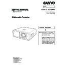 Panasonic PLV-Z800 Service Manual