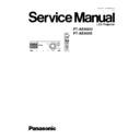 Panasonic PT-AE900U, PT-AE900E Service Manual
