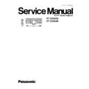 Panasonic PT-D3500U, PT-D3500E Service Manual