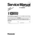 Panasonic PT-DG8000E Service Manual Simplified