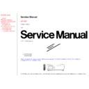 Panasonic PT-DW7000U, PT-DW7000E Service Manual Simplified