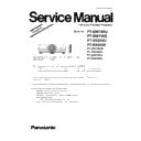 Panasonic PT-DW740U, PT-DW740E, PT-DX810U, PT-DX810E (serv.man2) Service Manual Simplified