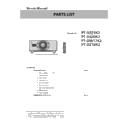 Panasonic PT-DZ21K2, PT-DS20K2, PT-DW17K2, PT-DZ16K2 Other Service Manuals