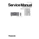 Panasonic PT-DZ21KU, PT-DZ21KE, PT-DS20KU, PT-DS20KE, PT-DW17KU, PT-DW17KE Service Manual