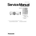 Panasonic PT-DZ680U, PT-DZ680E, PT-DW640U, PT-DW640E, PT-DX610U, PT-DX610E (serv.man7) Service Manual