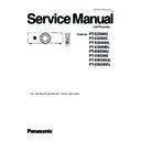 Panasonic PT-EX500U, PT-EX500E, PT-EX500UL, PT-EX500EL, PT-EW530U, PT-EW530E, PT-EW530UL, PT-EW530EL Service Manual