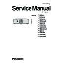 Panasonic PT-EZ580, PT-EZ580L, PT-EZ580D, PT-EZ580LD, PT-EW640, PT-EW640L, PT-EW640D, PT-EW640LD, PT-EX610, PT-EX610L, PT-EX610D, PT-EX610LD Service Manual