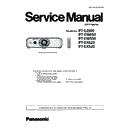 Panasonic PT-EZ590E, PT-EZ590LE, PT-EW650E, PT-EW650LE, PT-EW550E, PT-EX620E, PT-EX620LE, PT-EX520E (serv.man8) Service Manual