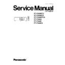 Panasonic PT-F200NTU, PT-F200NTE, PT-F200NTEA, PT-F200U, PT-F200E, PT-F200EA Service Manual