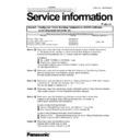 pt-fz570, pt-fw530, pt-fx500, pt-ez590, pt-ew650, pt-ew550, pt-ex620, pt-ex520, pt-fz570c, pt-fw530c, pt-fx500c, pt-slz71c, pt-slw77c, pt-slw67c, pt-slx74c, pt-slx64c other service manuals