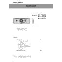 Panasonic PT-FZ570, PT-FW530, PT-FX500 (serv.man2) Other Service Manuals