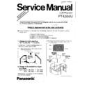 Panasonic PT-L555U (serv.man2) Service Manual Supplement