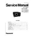 pt-l556e, pt-l556eg, pt-l556ea service manual