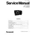 Panasonic PT-L556U Service Manual
