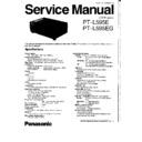 pt-l595e, pt-l595eg service manual