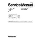 Panasonic PT-L711XNTU, PT-L712NTE Service Manual Simplified