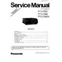 Panasonic PT-L758U, PT-L758E, PT-L758EA Service Manual Simplified
