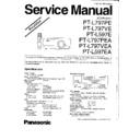 Panasonic PT-L797PE, PT-L797VE, PT-L797PEA, PT-L797VEA, PT-L597E, PT-L597EA Service Manual Simplified