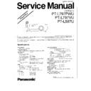 Panasonic PT-L797PWU, PT-L797VU, PT-L597U Service Manual Simplified