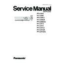 Panasonic PT-LB2U, PT-LB2E, PT-LB2EJ, PT-LB2EA, PT-LB2EAJ, PT-LB1U, PT-LB1E, PT-LB1EJ, PT-LB1EA, PT-LB1EAJ Service Manual