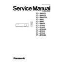 Panasonic PT-LB90NTU, PT-LB90NTE, PT-LB90NTEA, PT-LB90U, PT-LB90E, PT-LB90EA, PT-LB78VU, PT-LB78VE, PT-LB78VEA, PT-LB75VU, PT-LB75VE, PT-LB75VEA Service Manual