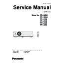 Panasonic PT-LW330, PT-LW280, PT-LB360, PT-LB330, PT-LB300, PT-LB280 (serv.man3) Service Manual
