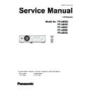 Panasonic PT-LW362, PT-LW312, PT-LB412, PT-LB382, PT-LB332 (serv.man5) Service Manual