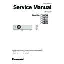 Panasonic PT-LW362, PT-LW312, PT-LB412, PT-LB382, PT-LB332 Service Manual