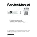 Panasonic PT-LW373, PT-LW333, PT-LB423, PT-LB383, PT-LB353, PT-LB303 (serv.man3) Service Manual
