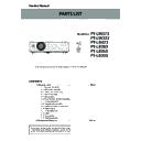 Panasonic PT-LW373, PT-LW333, PT-LB423, PT-LB383, PT-LB353, PT-LB303 Other Service Manuals