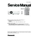 Panasonic PT-LW375, PT-LW335, PT-LB425, PT-LB385, PT-LB355, PT-LB305 (serv.man3) Service Manual