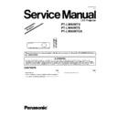 Panasonic PT-LW80NTU, PT-LW80NTE, PT-LW80NTEA Service Manual Simplified