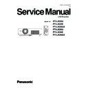 Panasonic PT-LX22U, PT-LX22E, PT-LX22EA, PT-LX26U, PT-LX26E, PT-LX26EA Service Manual
