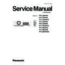Panasonic PT-LX26HU, PT-LX26HE, PT-LX26HEA, PT-LX30HU, PT-LX30HE, PT-LX30HEA, PT-LW25HU, PT-LW25HE, PT-LW25HEA Service Manual