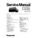 Panasonic PT-M1085E, PT-M1085EG, PT-M1085EA, PT-M1083E, PT-M1083EG, PT-M1083EA Service Manual