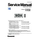 Panasonic PT-RCQ10, PT-RCQ80 (serv.man3) Service Manual