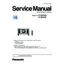 Panasonic PT-RZ12KE, PT-RS11K (serv.man2) Service Manual
