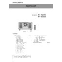 Panasonic PT-RZ31KE, PT-RS30KE (serv.man2) Other Service Manuals