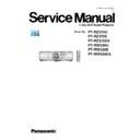 Panasonic PT-RZ370U, PT-RZ370E, PT-RZ370EA, PT-RW330U, PT-RW330E, PT-RW330EA (serv.man6) Service Manual