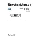 Panasonic PT-RZ475U, PT-RZ475E, PT-RZ475EA Service Manual