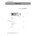 Panasonic PT-RZ575 Service Manual Parts change notice