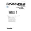 Panasonic PT-RZ670, PT-RW630 (serv.man6) Service Manual