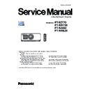 Panasonic PT-RZ770, PT-RW730, PT-RZ660, PT-RW620 (serv.man4) Service Manual
