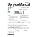 pt-rz870 service manual simplified