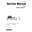 Panasonic PT-TW341R (serv.man3) Service Manual