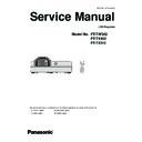 Panasonic PT-TW342, PT-TX402, PT-TX312 Service Manual