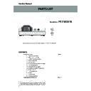 Panasonic PT-TW351R (serv.man3) Other Service Manuals