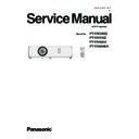 Panasonic PT-VW340Z, PT-VX410Z, PT-VX46EA, PT-VX406EA, PT-VW340ZD, PT-VX410ZD Service Manual